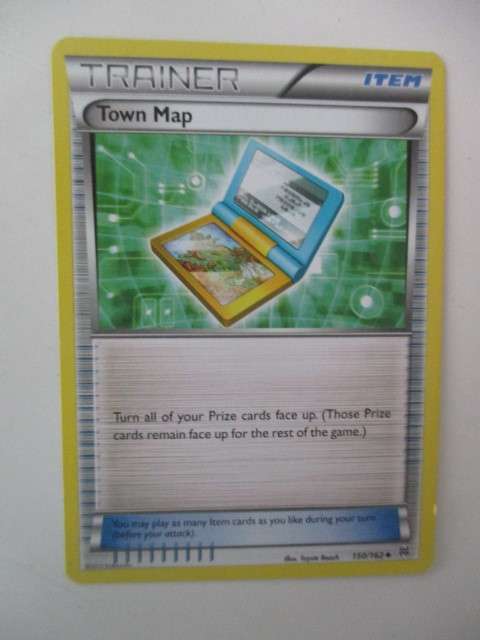 POKEMON TRADING CARD - TRAINER - TOWN MAP