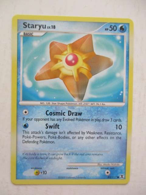 POKEMON TRADING CARD - RISING RIVALS - STARYU