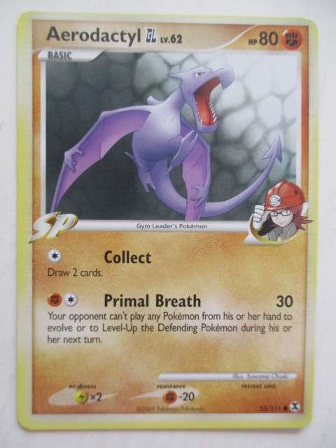 POKEMON TRADING CARD - RISING RIVALS - AERODACTYL