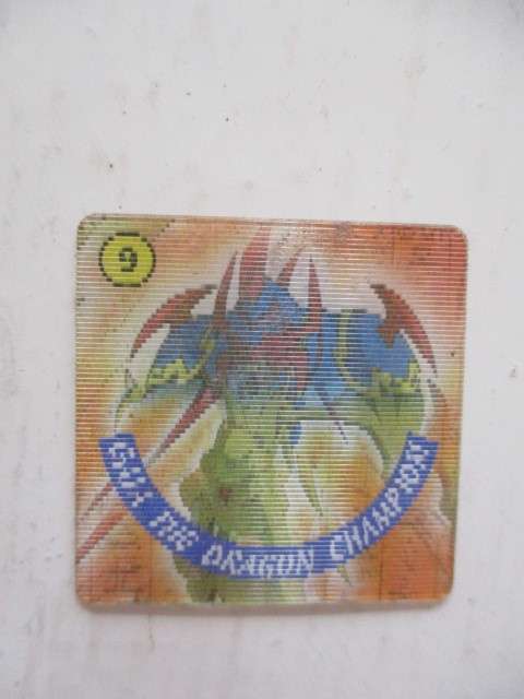 YU-GI-OH TRADING CARD TV CUBE TAZO - NO. 9
