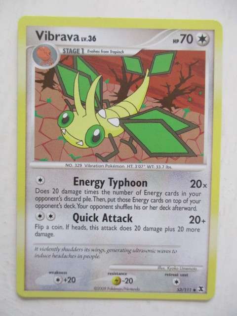 POKEMON TRADING CARD RISING RIVALS - VIBRAVA