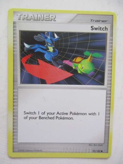 POKEMON TRADING CARD - RISING RIVALS - TRAINER SWITCH