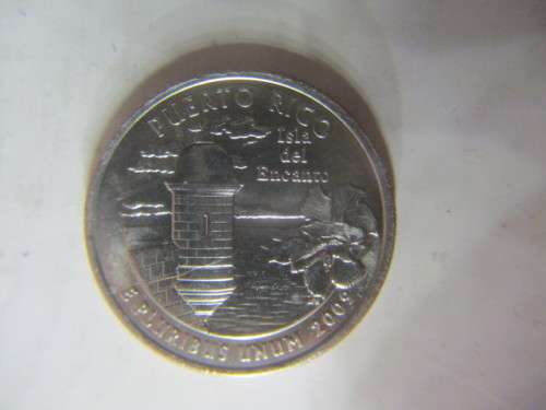 AMERICA 1/4 DOLLAR UNCIRCULATED COIN 2009 - PUERTO RICO