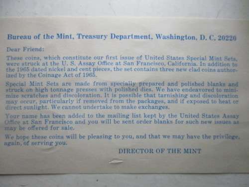 AMERICA DIME 10c COIN ROOSEVELT 1965 UNCIRCULATED COIN