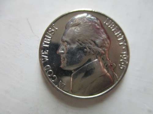 AMERICA 5c COIN UNCIRCULATED 1965 - JEFFERSON