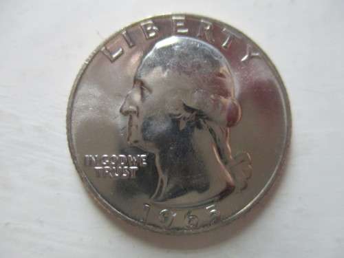 AMERICA 25c COIN UNCIRCULATED 1965 WASHINGTON