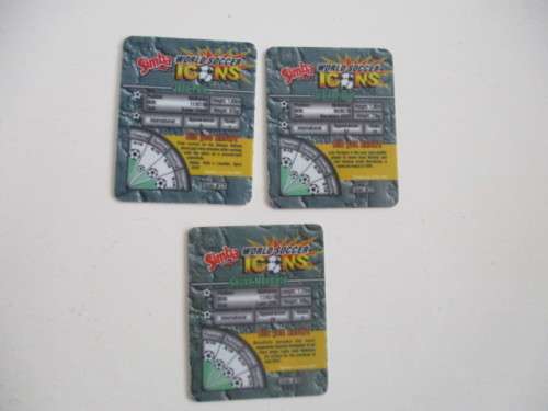 SIMBA SOCER TAZOS LOT OF 3