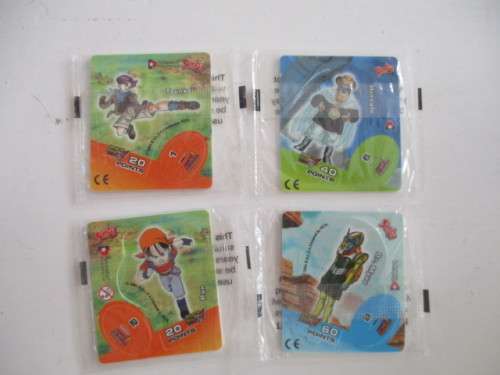TAZOS LOT OF4 UNOPENED DRAGON BALL Z TAZOS