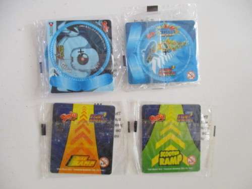 TAZOS LOT OF4 DRAGON BALL Z UNOPENED TAZOS
