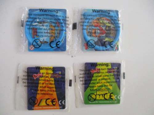 TAZOS LOT OF4 DRAGON BALL Z UNOPENED TAZOS