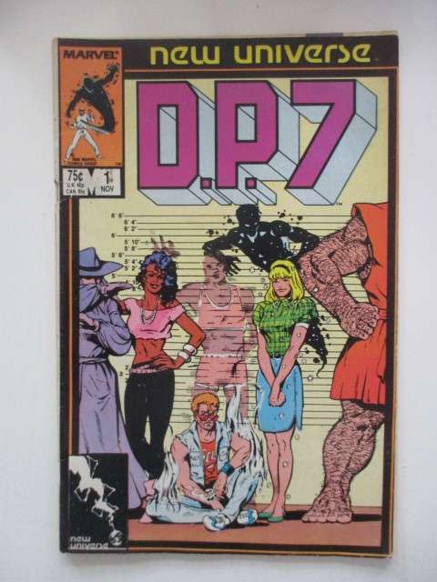 MARVEL COMICS - D.P.7 VOL. 1 NO. 1  - 1986