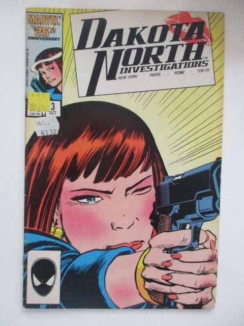MARVEL COMICS - DAKOTA NORTH INVESTIGATIONS -  VOL. 1 NO. 3 -  1986