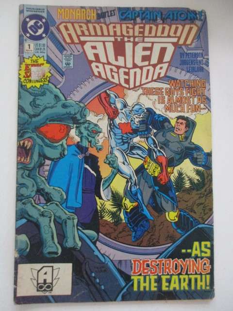 DC COMICS -  ARMAGEGEDDON  THE ALIEN AGENDA - NO. 1 - 1991
