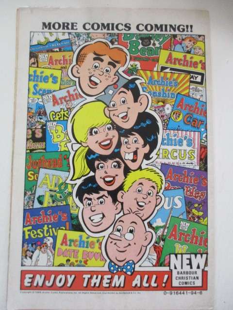 NEW BARBOUR CHRISTIAN COMICS - BORN AGAIN -1978 AND AUTOGRAPH OF PAT BOONE CROSS & SWITCHBLADE