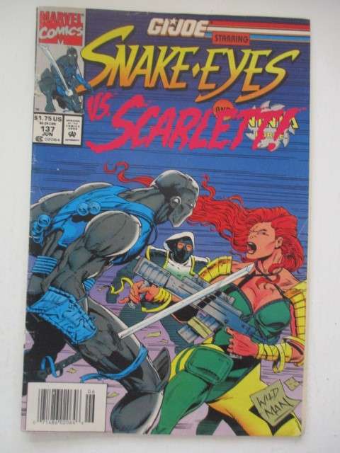 MARVEL COMICS - GI JOE - SNAKE- EYES -  VOL. 1 -  NO. 137  1993