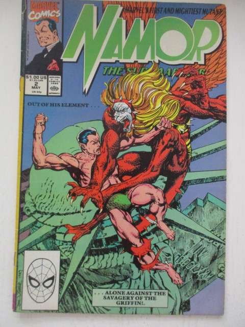 MARVEL COMICS - NAMOR -  VOL. 1  NO. 2  - 1990