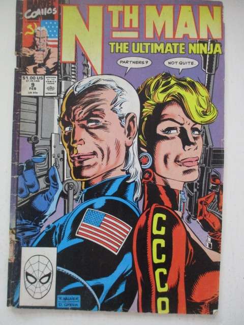 MARVEL COMICS - NTH MAN -  VOL. 1 NO. 9  - 1990