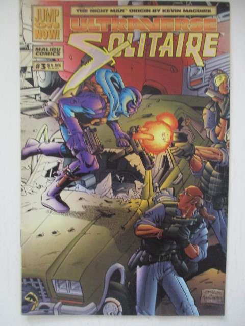 MALIBU COMICS - SOLITAIRE - NO. 3 VOL. 1 -  1994