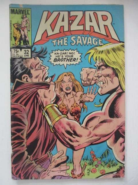MARVEL COMICS - KA-ZAR THE SAVAGE  VOL. 1  NO. 32  - 1984