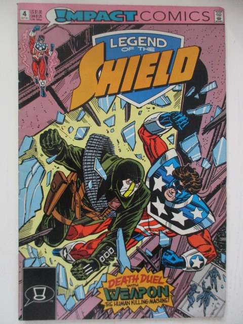 IMPACT COMICS - NO. 4 - 1991 - LEGEND OF THE SHIELD