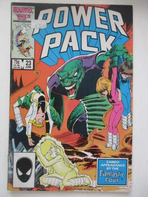 MARVEL COMICS - POWER PACK -  VOL. 1  NO. 23  1986
