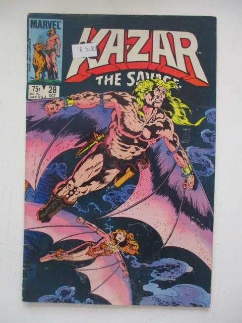MARVEL COMICS - KA-ZAR  THE SAVAGE -  VOL. 1  NO. 28 -  1983