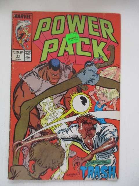 MARVEL COMICS - POWER PACK -  VOL. 1  NO. 31  - 1987