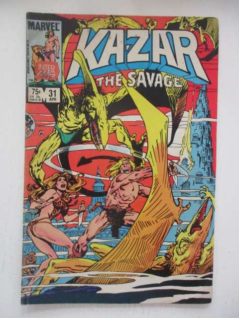 MARVEL COMICS - KA-ZAR - NO. 31  VOL. 1 -  1984