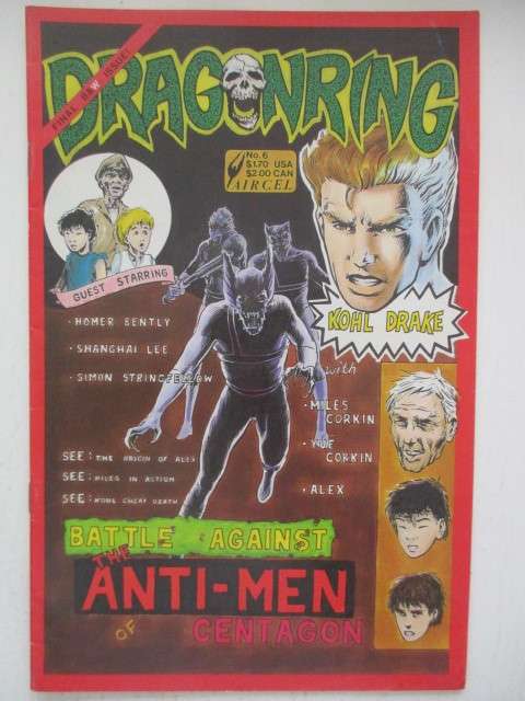 AIRCEL COMICS - DRAGONRING - NO. 6  - 1986 AS NEW
