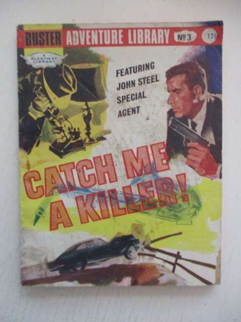 FLEETWAY LIBRARY CATCH ME A  KILLER NO. 3  DIGEST FICTION CARTOON STRIP