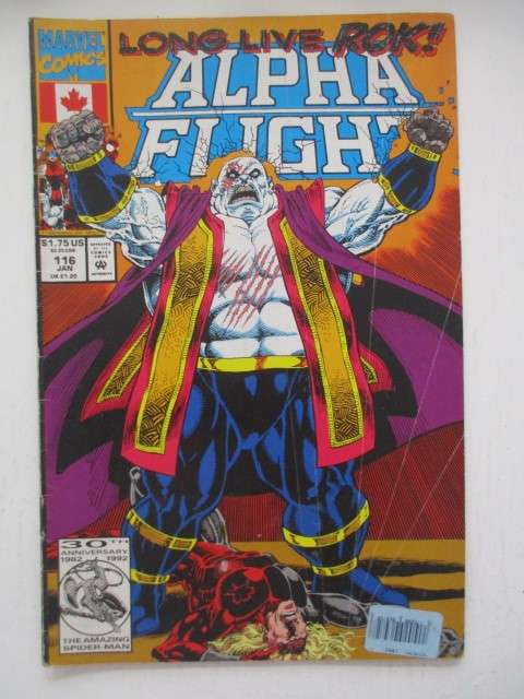 MARVEL COMICS - ALPHA FLIGHT  VOL. 1  NO.116  - 1993