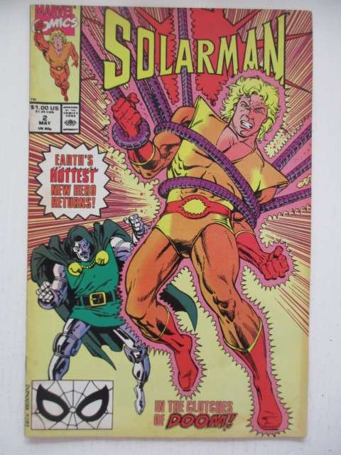 MARVEL COMICS - SOLARMAN  VOL. 1  NO. 2 -  1990