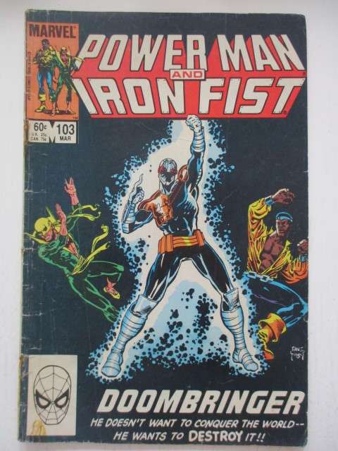 MARVEL COMICS - POWER MAN AND IRON FIRST -  VOL. 1  NO.103 1984