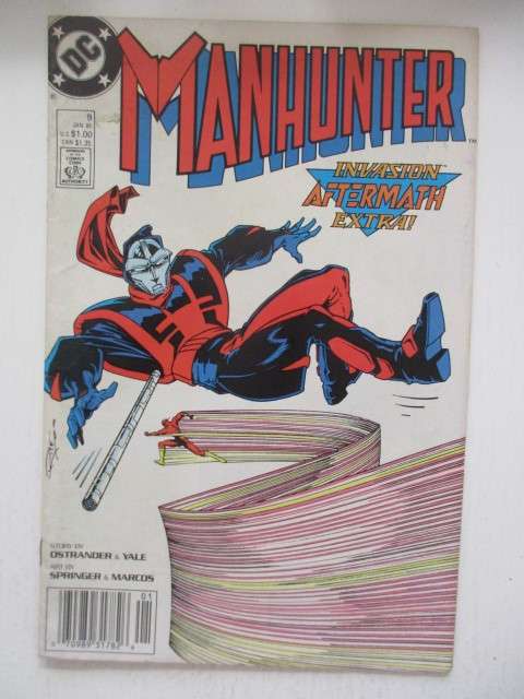 DC COMICS - MANHUNTER -NO. 9 - 1989