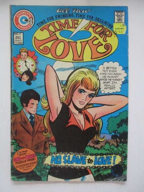 CH ARLTON COMICS - TIME FOR LOVE - VOL. 5  NO. 37  - 1973
