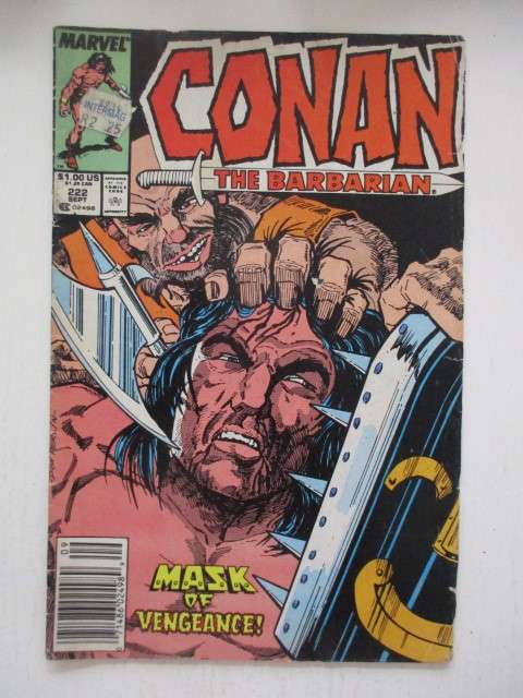 MARVEL COMICS - CONAN -  VOL. 1  NO. 222 -  1989