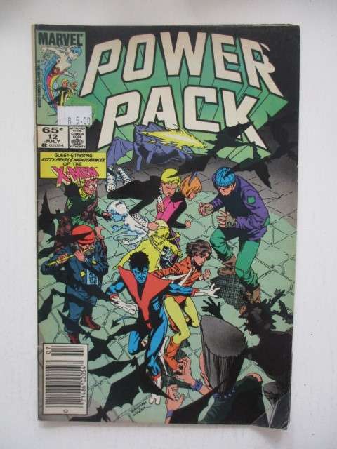 MARVEL COMICS - POWER PACK -  VOL. 1 -  NO 12 -  1985