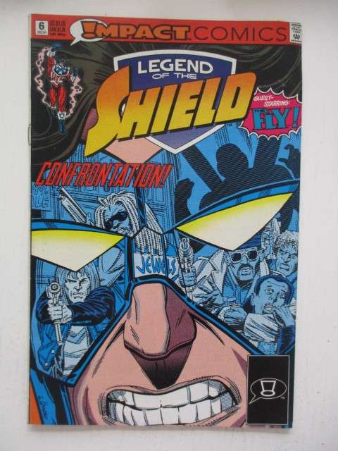 IMPACT COMICS  - LEGEND OF THE SHIELD - NO. 6 -1991