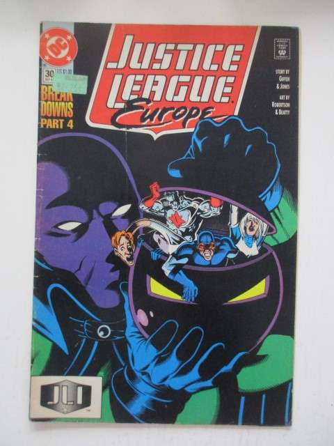 DC COMICS - JUSTICE LEAGUE EUROPE -  NO. 30 - 1991