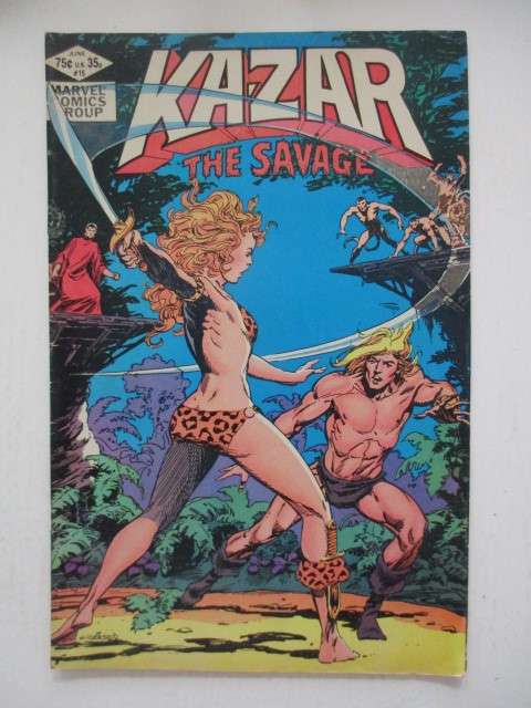 MARVEL COMICS GROUP - KA-ZAR  VOL. 1  NO. 15  - 1982