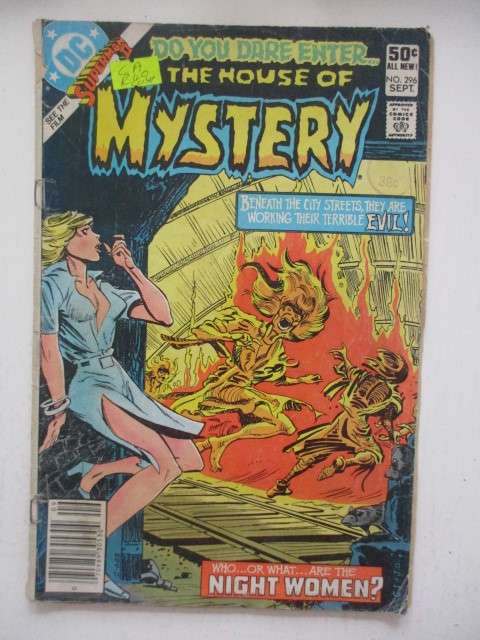 DC COMICS - THE HOUSE OF MYSTERY -  VOL. 31  NO. 296 -  1981