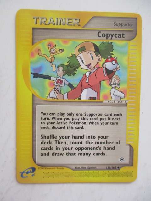 POKEMON TRADING CARD  - TRAINER - COPYCAT 2002 - CARD IN MINT CONDITION