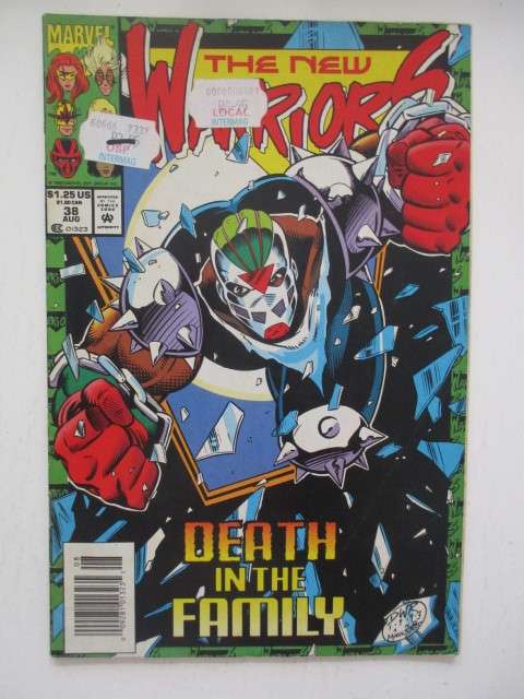 MARVEL COMICS - THE NEW  WARRIORS -  VOL. 1 -  NO. 38 - 1993