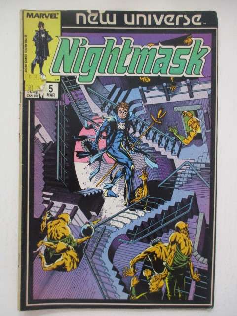 MARVEL COMICS - NEW UNIVERSE - NIGHTMASK -  VOL. 1  NO. 5  1987