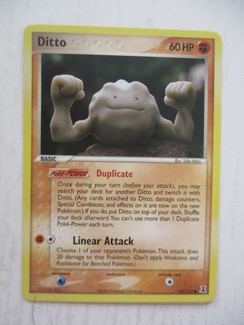 POKEMON TRADING CARD - 2005 - DITTO - CARD IN MINT CONDITION