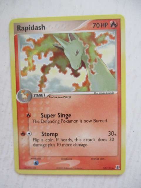 POKEMON TRADING CARD 2005  - RAPIDASH - MINT CARD