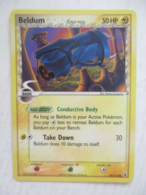 POKEMON TRADING CARD  2005 - BELDUM  - MINT CONDITION CARD