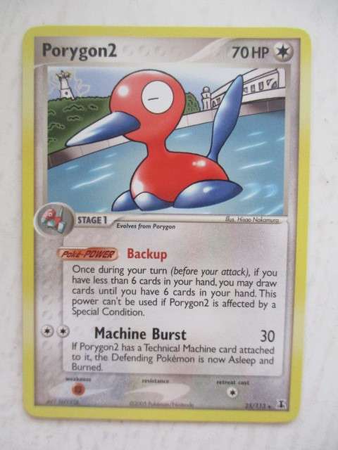 POKEMON TRADING CARD 2005 - PORYGON2  -  CARD IN MINT CONDITION