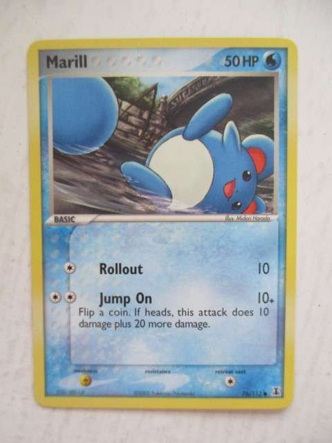 POKEMON TRADING CARD - 2005 - MARILL - CARD IN MINT CONDITION