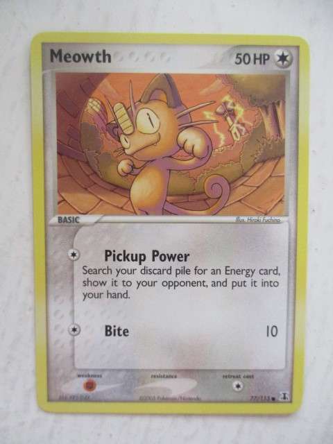 POKEMON TRADING CARD 2005 - MEOWTH  MINT CONDITION